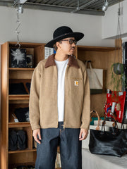 RICE NINE TEN / HAND MADE KNITTING DETROIT JACKET -TAN-