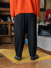 THE DAY /  SUPER 180’s EASY TROUSERS -BLACK-