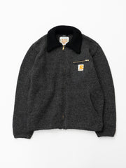 RICE NINE TEN / HAND MADE KNITTING DETROIT JACKET -DARK GRAY-
