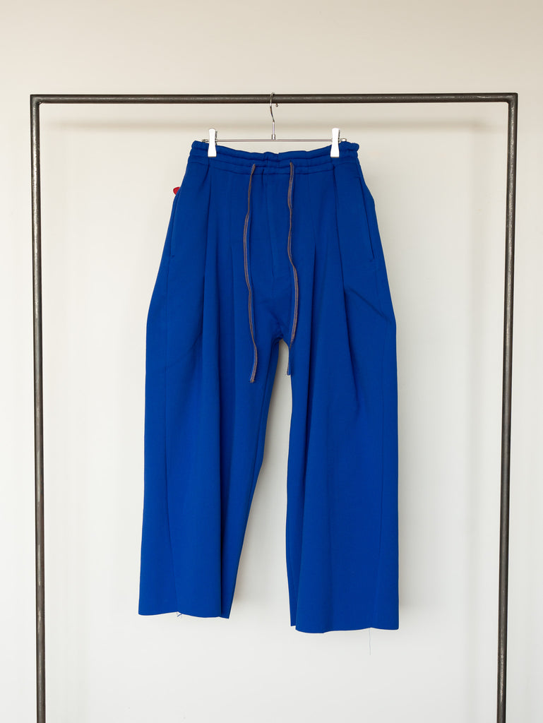 SHINYAKOZUKA / KNITTED BAGGY -BLUE- | aIbn official mail order