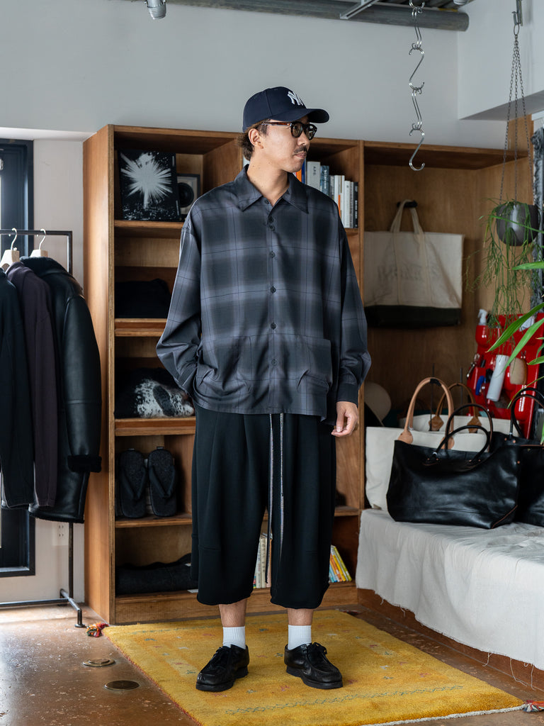 SHINYAKOZUKA / ROOMY SHIRT -BLACK PALETTE-