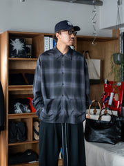 SHINYAKOZUKA / ROOMY SHIRT -BLACK PALETTE-
