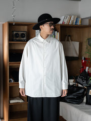 nonnotte / Oversized Shirt -Vaporous Gray-