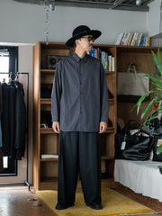 nonnotte / Oversized Shirt -Obsidian-