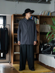 nonnotte / Oversized Shirt -Obsidian-