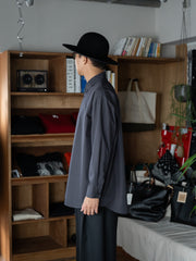 nonnotte / Oversized Shirt -Obsidian-