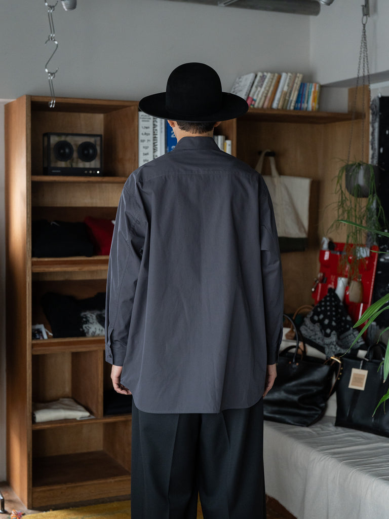 nonnotte / Oversized Shirt -Obsidian-