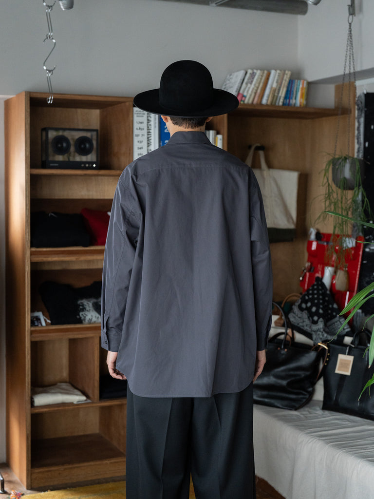 nonnotte / Oversized Shirt -Obsidian-