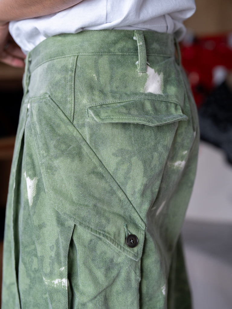 Gurank / Camo cargo pants -GRN-