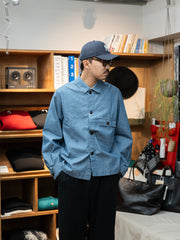refomed /  Skip BOX SHIRT "DENIM OW" -ONE WASH-