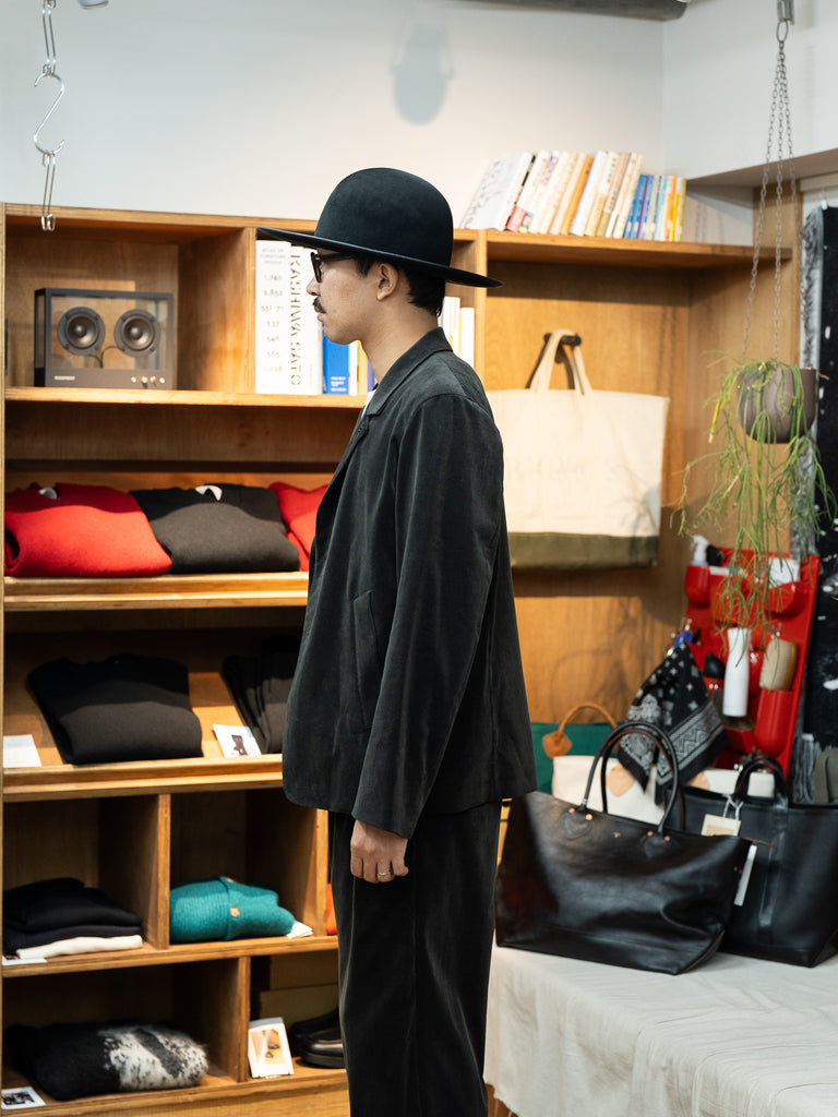 【9/19(土)発売】aIbn別注 IRENISA /  TAILORED BLOUSON JACKET -BLACK OLIVE-