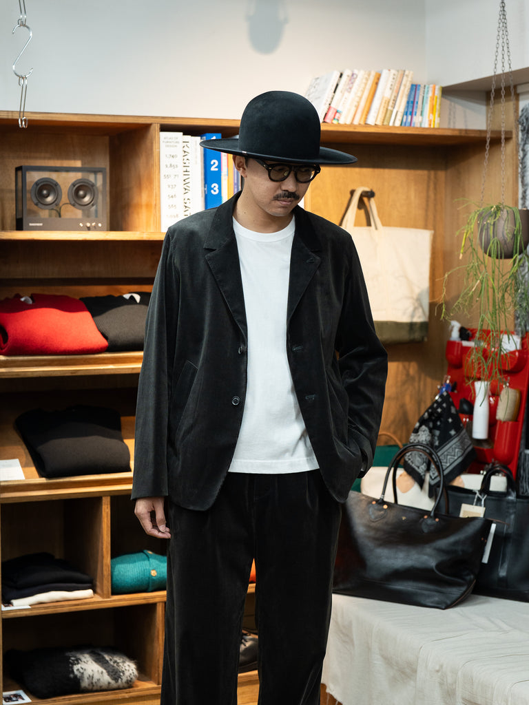 【9/19(土)発売】aIbn別注 IRENISA /  TAILORED BLOUSON JACKET -BLACK OLIVE-