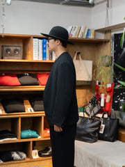 nonnotte /  N Tweed 002 N Jacket -Smoked Black-