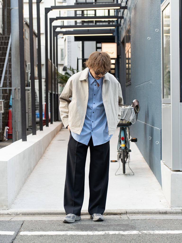 nonnotte(ノノット) / Zip Up Blouson -Smoke Grey-｜aIbn公式通販