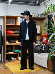【9/19(土)発売】IRENISA / FRY-FRONT ZIP-UP BLOUSON -BLACK-