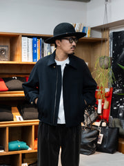 【9/19(土)発売】IRENISA / FRY-FRONT ZIP-UP BLOUSON -BLACK-