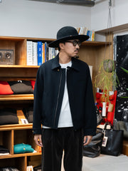 【9/19(土)発売】IRENISA / FRY-FRONT ZIP-UP BLOUSON -BLACK-