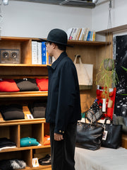 【9/19(土)発売】IRENISA / FRY-FRONT ZIP-UP BLOUSON -BLACK-