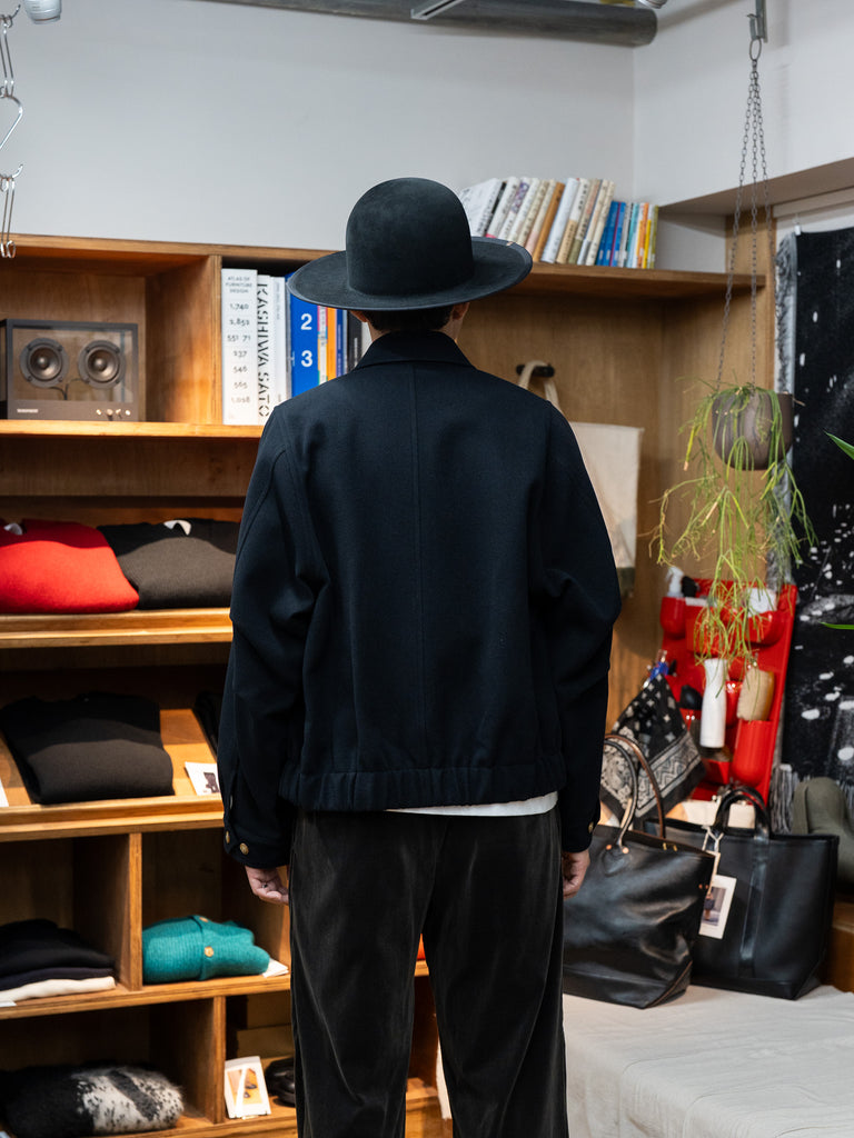 【9/19(土)発売】IRENISA / FRY-FRONT ZIP-UP BLOUSON -BLACK-