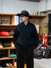 【9/19(土)発売】IRENISA / FRY-FRONT ZIP-UP BLOUSON -BLACK-