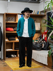 【9/19(土)発売】IRENISA /  CREW-NECK KNIT CARDIGAN -GREEN-
