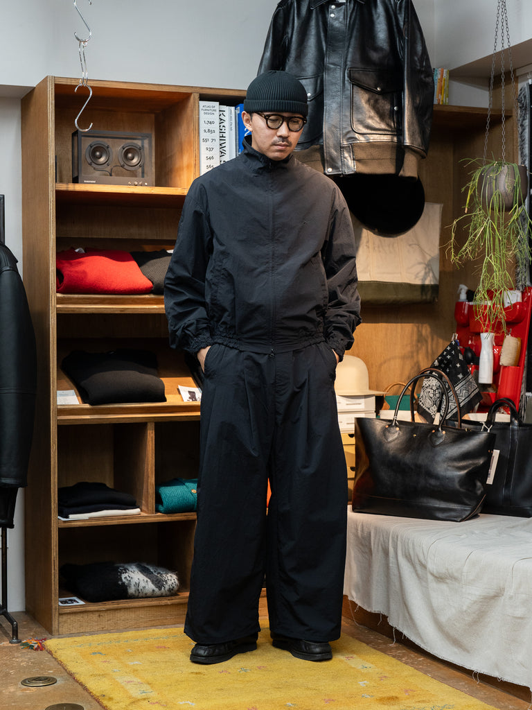 SHINYAKOZUKA / athlete jacket with Reebok -night black-