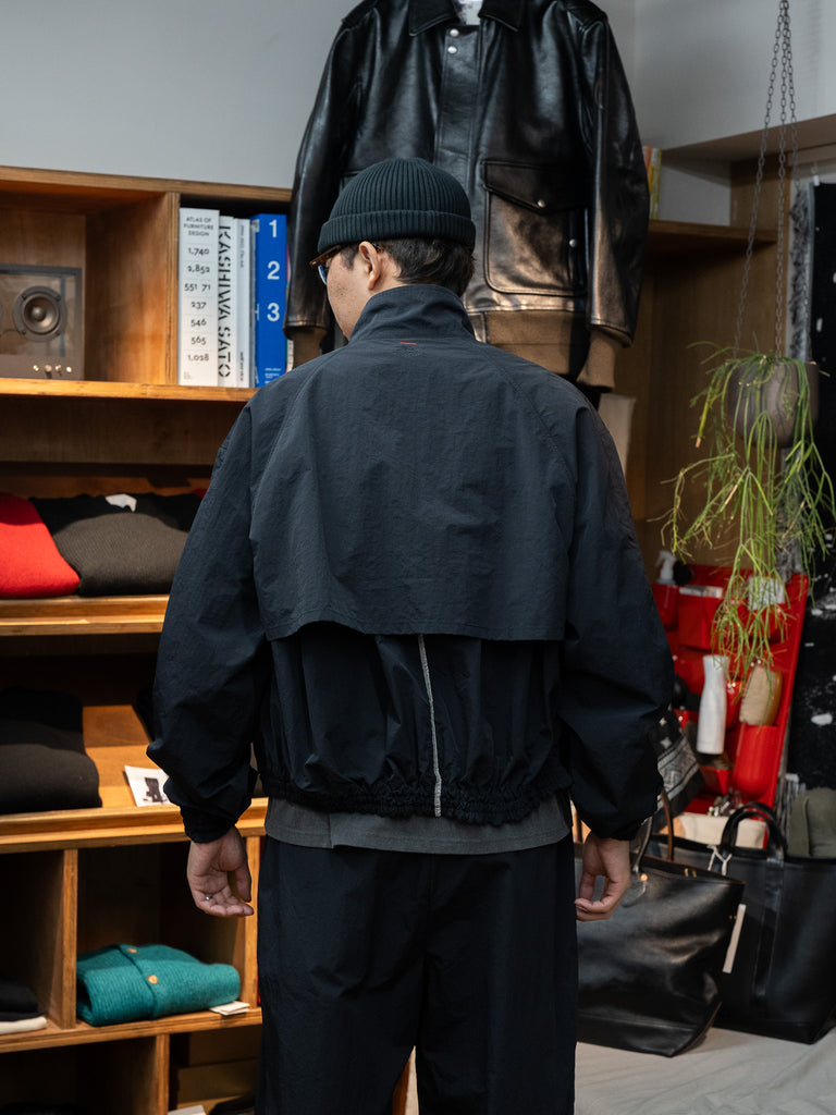 SHINYAKOZUKA / athlete jacket with Reebok -night black-