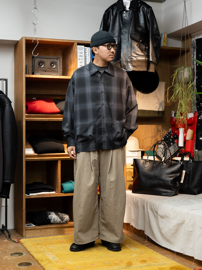 SHINYAKOZUKA / athlete baggy with Reebok -sepia-