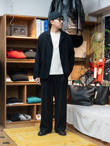 【店頭販売中】ULTERIOR / WASHED SUPER FINE WOOL VIYELLA JKT -BLACK-