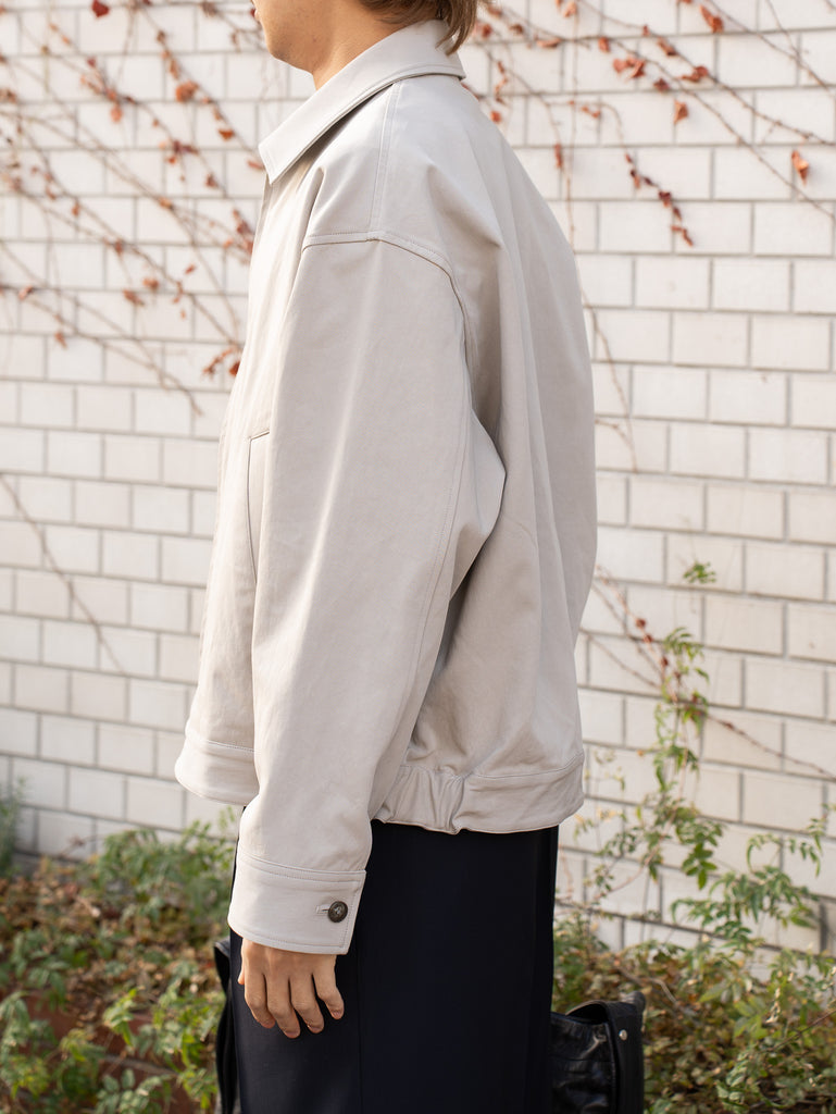 nonnotte(ノノット) / Zip Up Blouson -Smoke Grey-｜aIbn公式通販