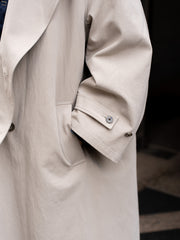 nonnotte / Draping Overcoat Type A -Smoke Grey-