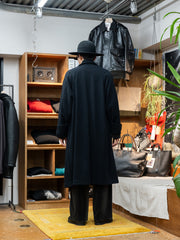IRENISA / STAND-COLLAR COAT -BLACK-