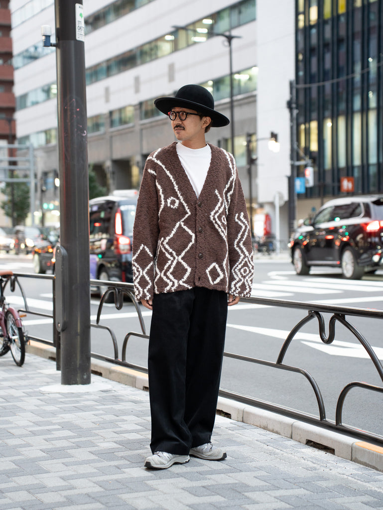 CMMN SWDN / Ilya Cardigan -Brown-