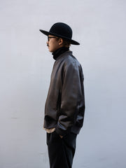 IRENISA / BOMBER JACKET -SMOKE GRAY-