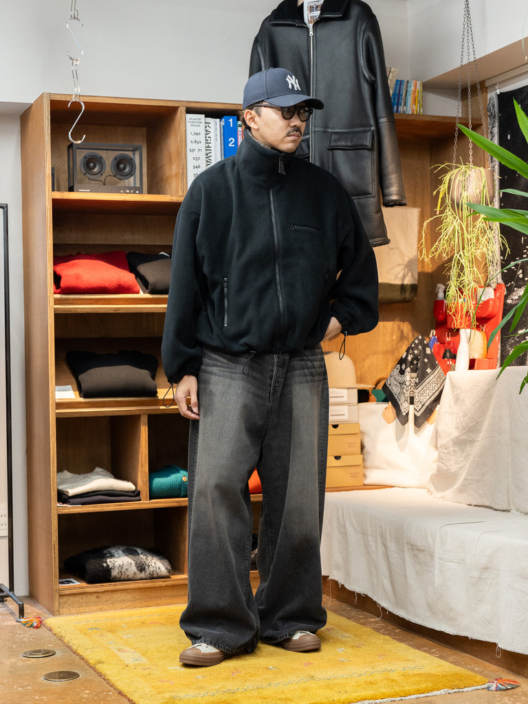refomed / Castro  FLEECE JAMPER -BLACK-