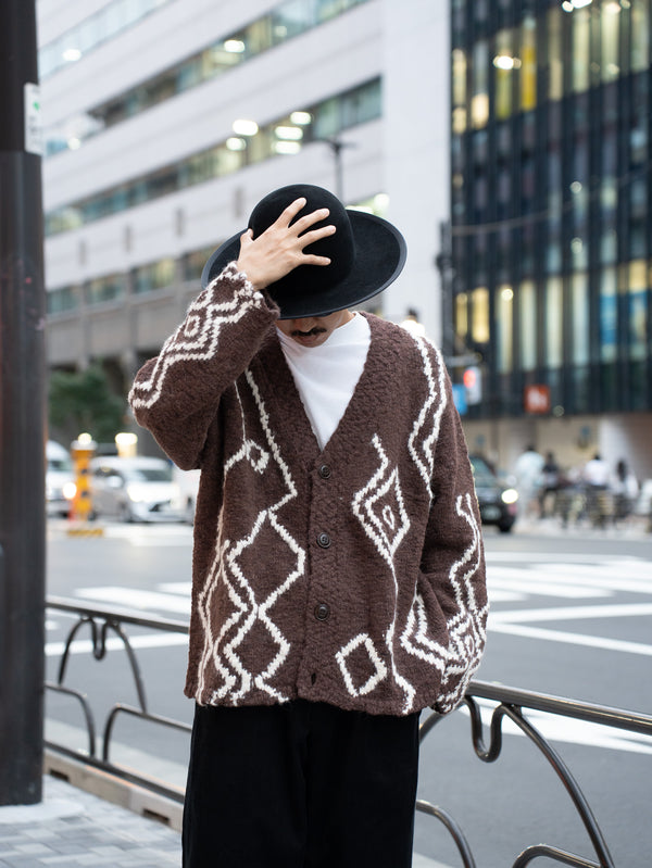 CMMN SWDN / Ilya Cardigan -Brown-