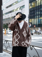 CMMN SWDN / Ilya Cardigan -Brown-
