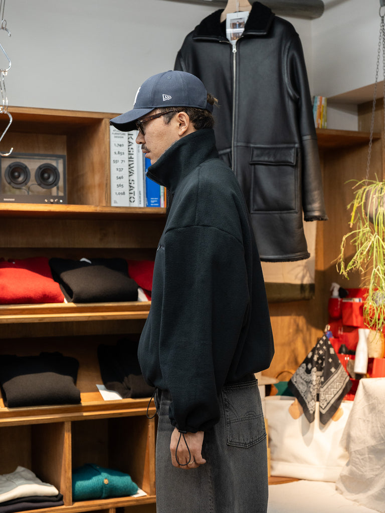refomed / Castro  FLEECE JAMPER -BLACK-