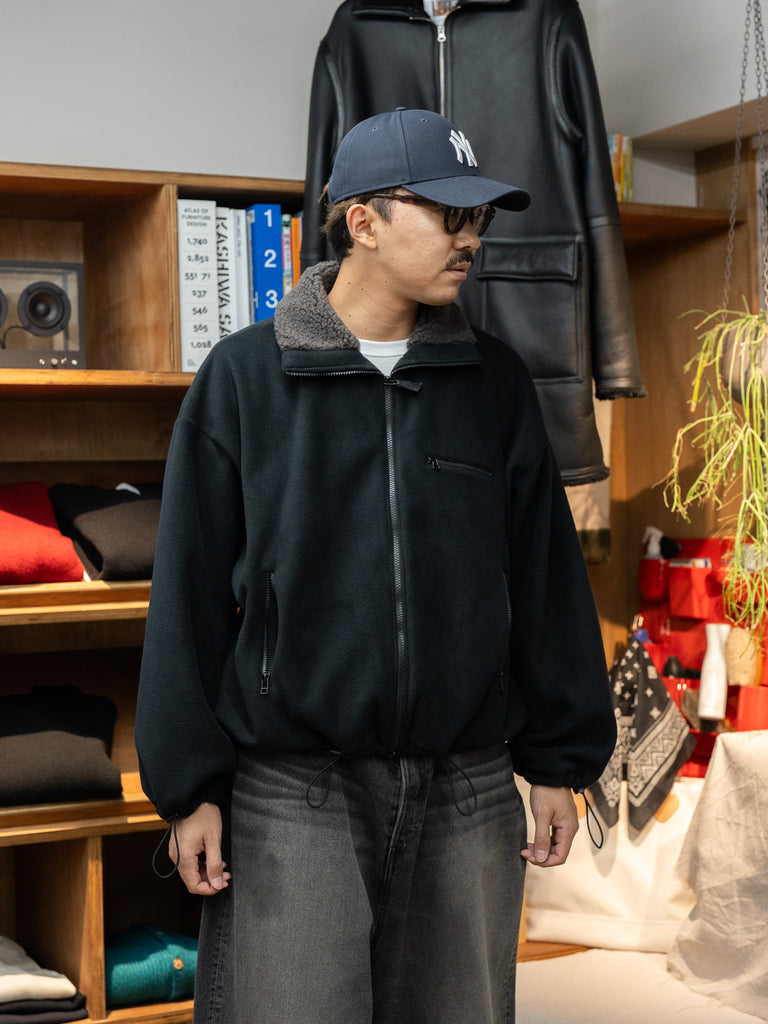 refomed / Castro  FLEECE JAMPER -BLACK-