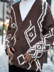 CMMN SWDN / Ilya Cardigan -Brown-