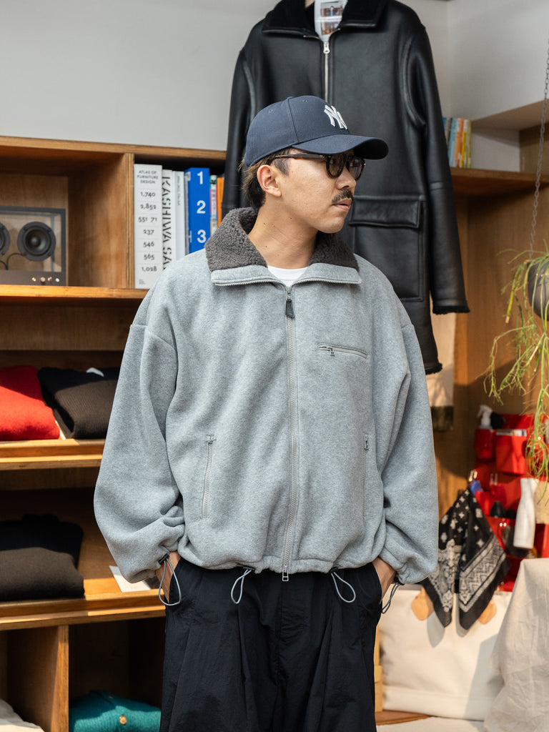 refomed / Castro  FLEECE JAMPER -GRAY-