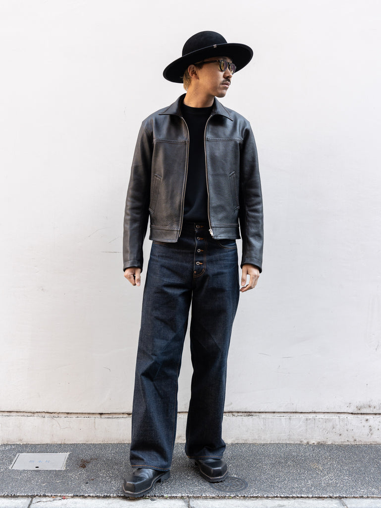 【12/21 (土)発売】SUGARHILL / STOU LEATHER JACKET-BLACK-