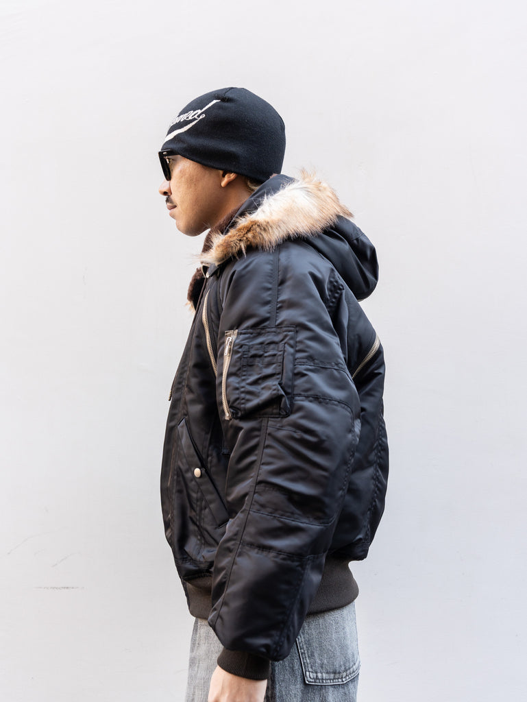 【残り1点】SUGARHILL / ZIP N-2B-BLACK-