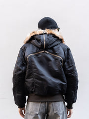 【残り1点】SUGARHILL / ZIP N-2B-BLACK-