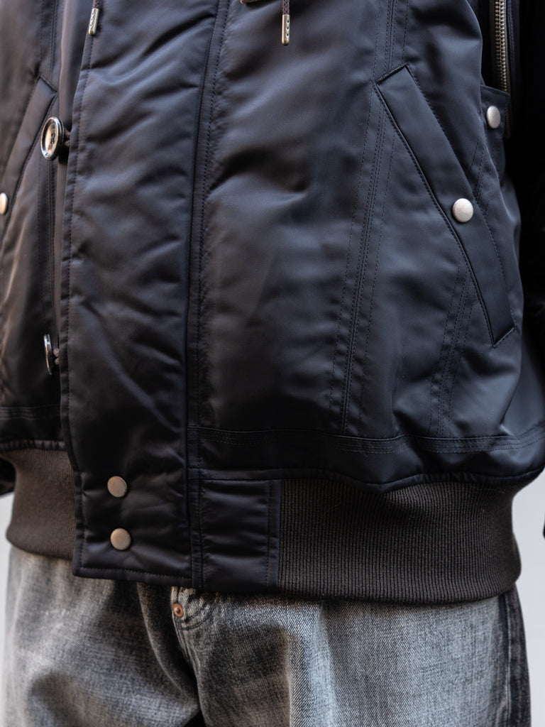 【残り1点】SUGARHILL / ZIP N-2B-BLACK-