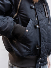 【残り1点】SUGARHILL / ZIP N-2B-BLACK-