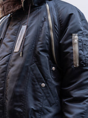 【残り1点】SUGARHILL / ZIP N-2B-BLACK-