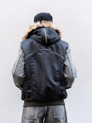 【残り1点】SUGARHILL / ZIP N-2B-BLACK-