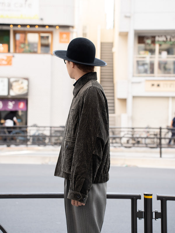 IRENISA / FRY FRONT CARGO BLOUSON -DARK BROWN-