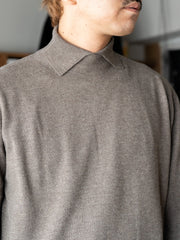 CMMN SWDN / FINE MERINO WOOL TURTLENECK SWEATER -GREIGE-